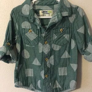 3t boys button up
